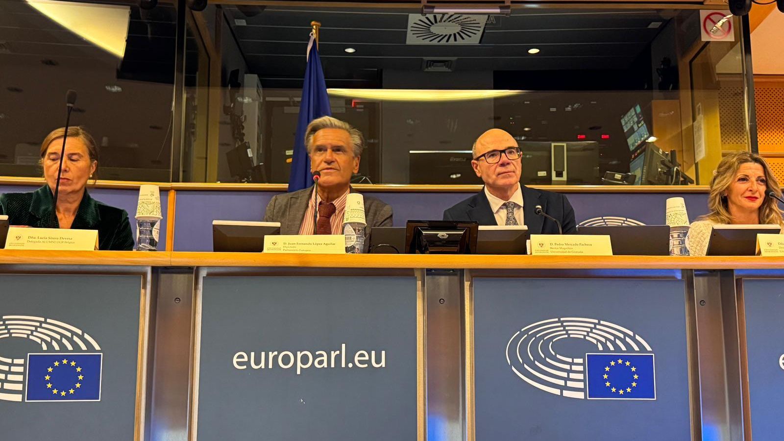 Segundo encuentro Alumni de la UGR en el Parlamento europeo.