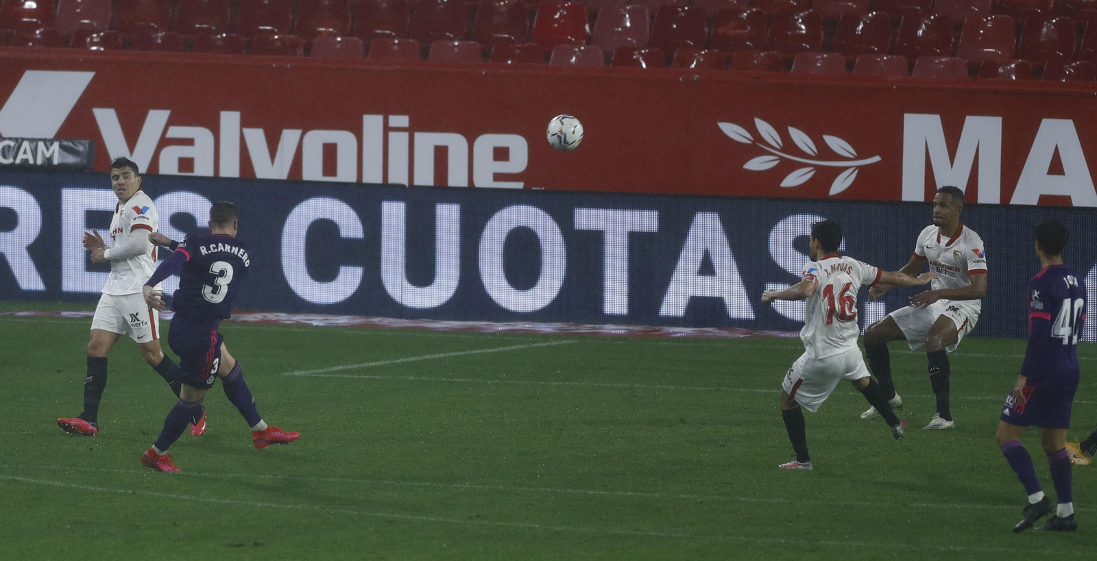 Las imágenes del Sevilla-Valladolid