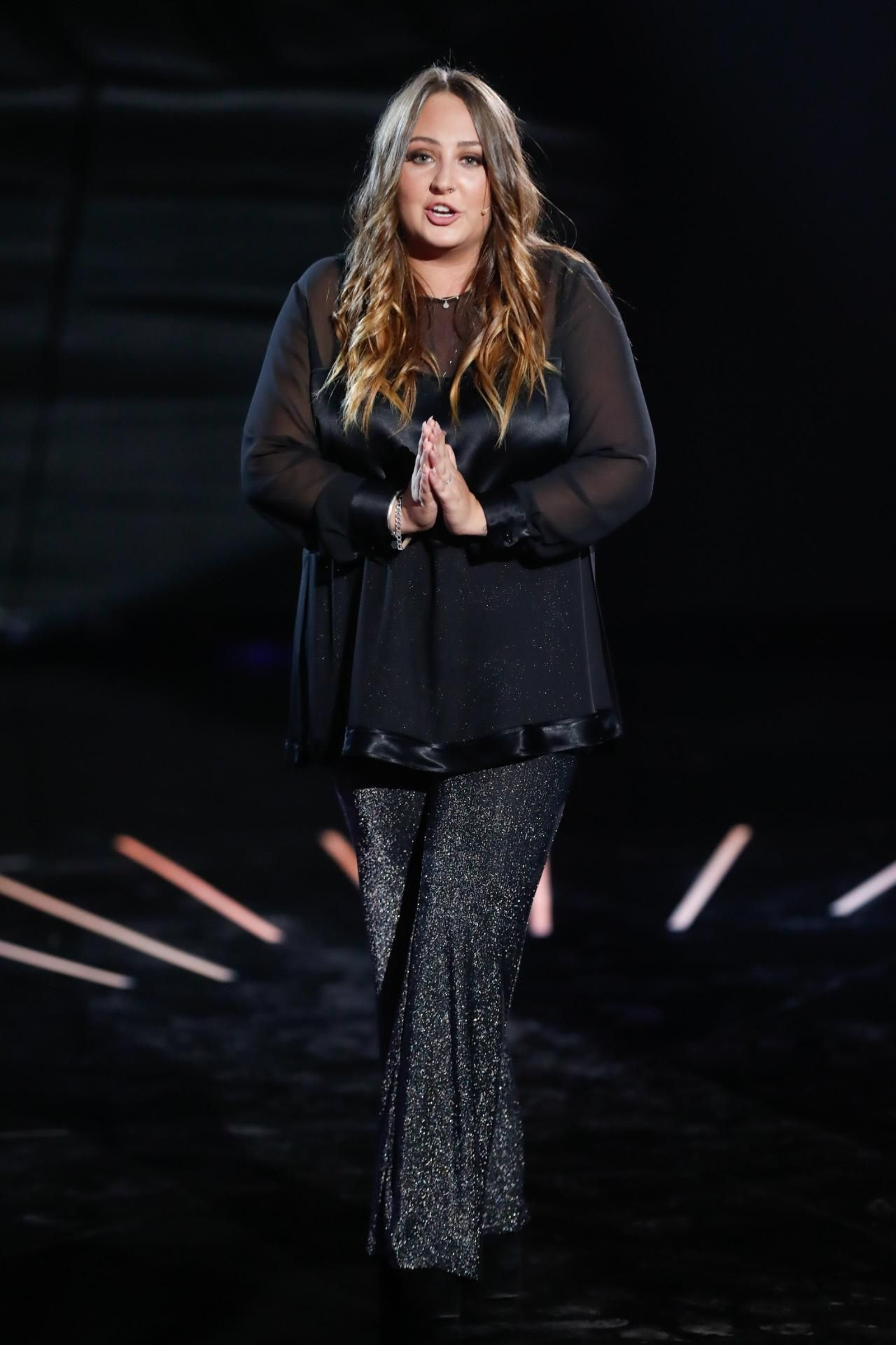 Rocío, en el plató de 'GH VIP'.