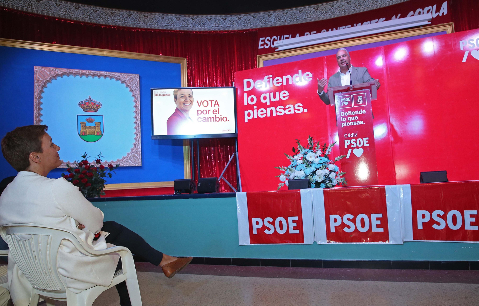 Fotos de la presentación de la candidatura de Gemma Araujo a la Alcaldía de La Línea