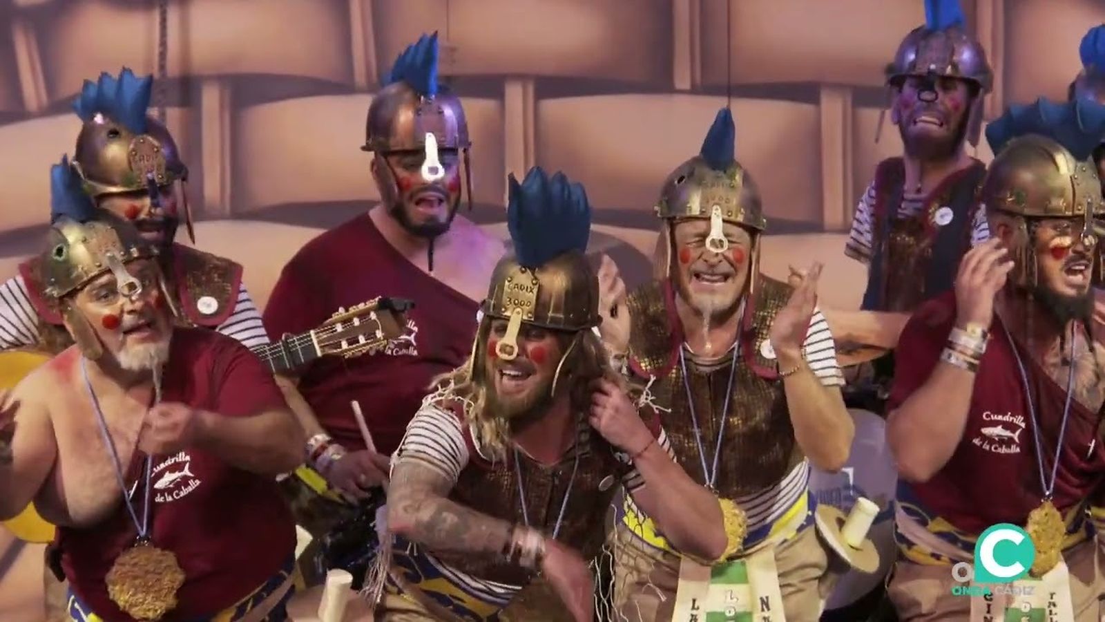 Chirigota 'Los que salieron perdiendo', en preliminares.