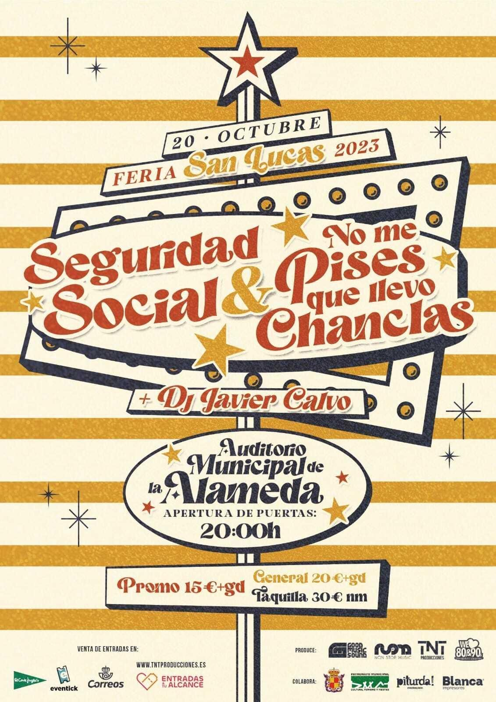 Dos grandes nombres de la música española se citan el 20 de octubre en Jaén para despedir San Lucas.