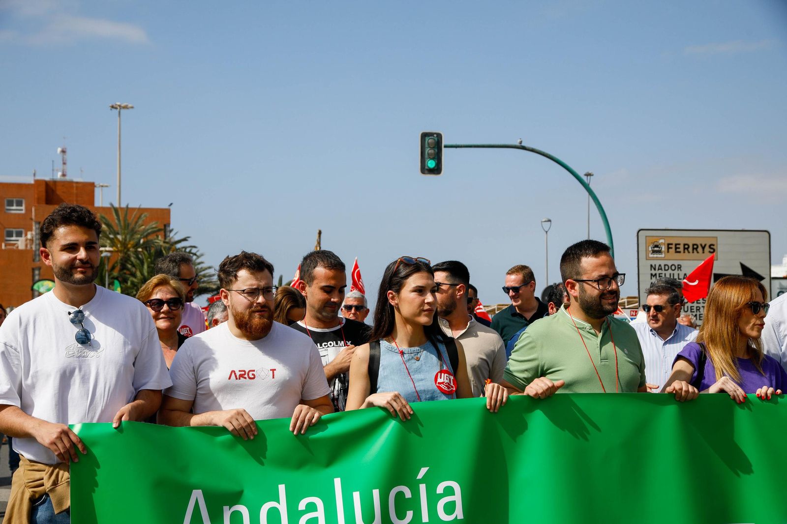 Las imágenes de la manifestaciones del 1 mayo en Almería, Día del Trabajador