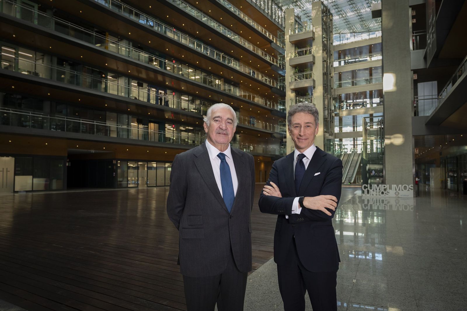 José Bogas y Marco Palermo, consejero delegado y director financiero de Endesa, respectivamente.