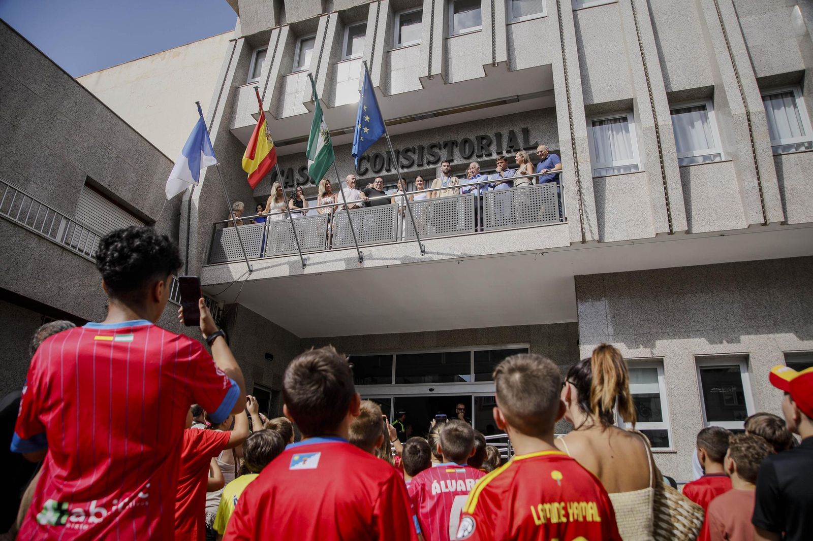 Álex Baena en el Ayto de Roquetas de Mar, en imágenes