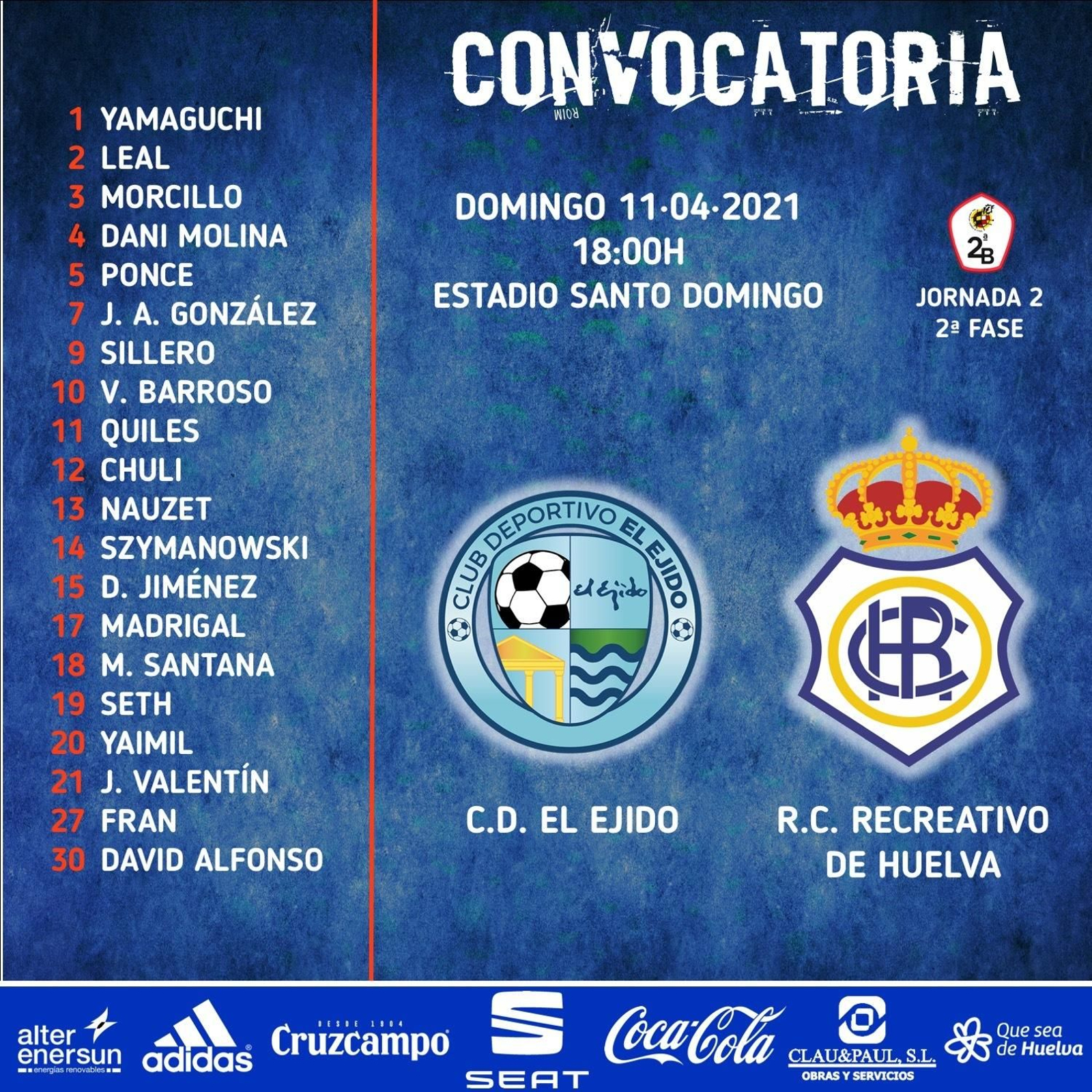 La convocatoria del Decano para el encuentro de mañana.