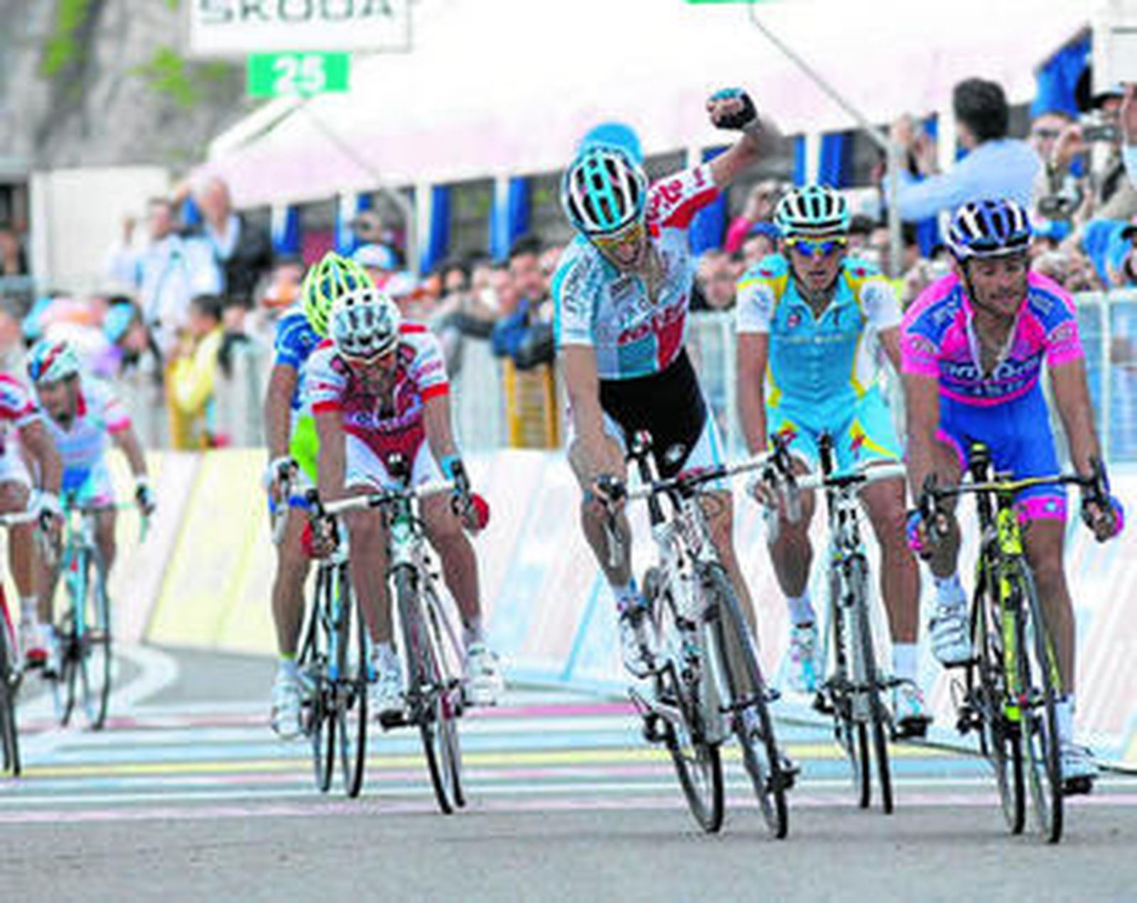 De Clercq, del Omega Pharma-Lotto, se llevó el triunfo de etapa en el día de ayer.