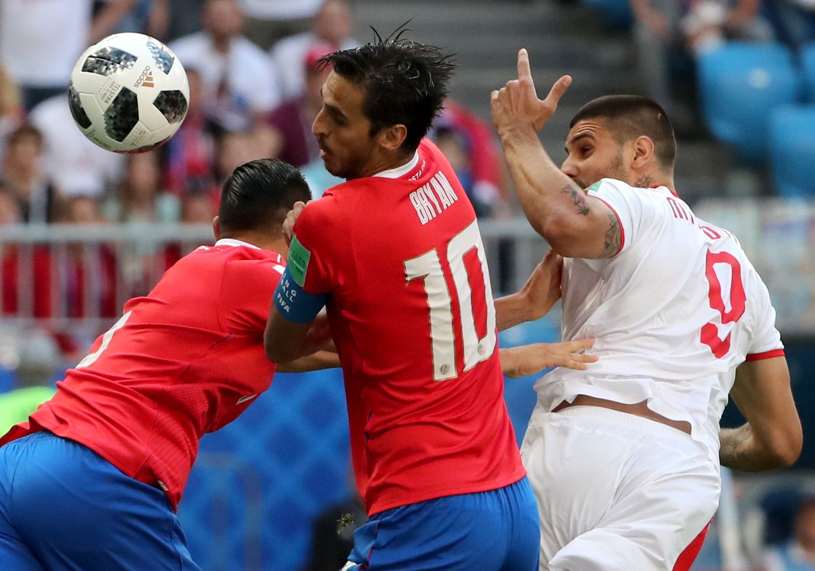 Las imágenes del Costa Rica-Serbia