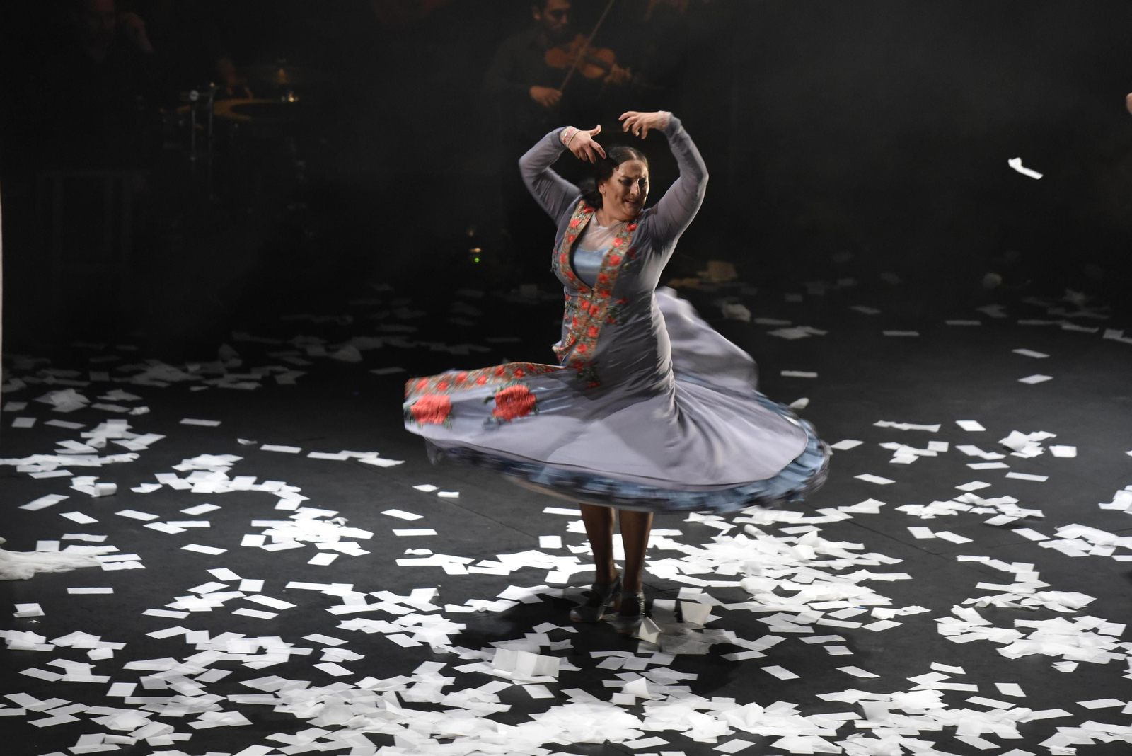 La Lupi en su actuación en el Teatro Central de Sevilla.