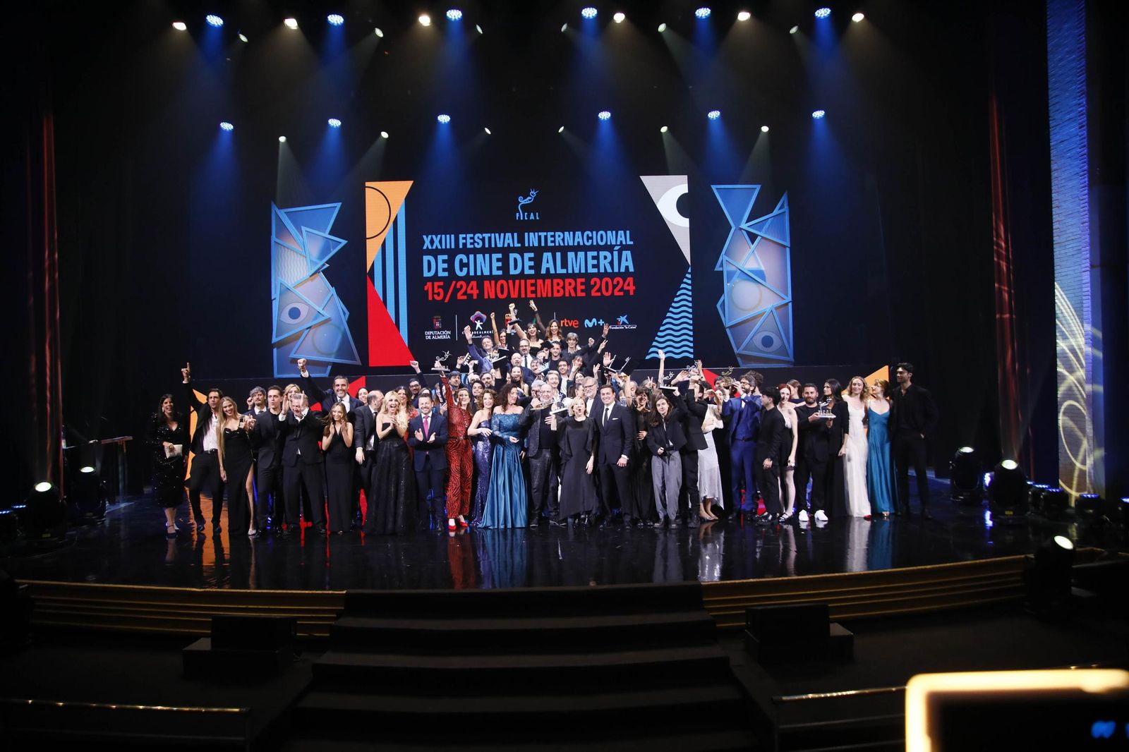 Las imágenes de la gala del Festival Internacional de Cine de Almería (Fical) con el premio 'Almería, tierra de cine' a Karra Elejalde