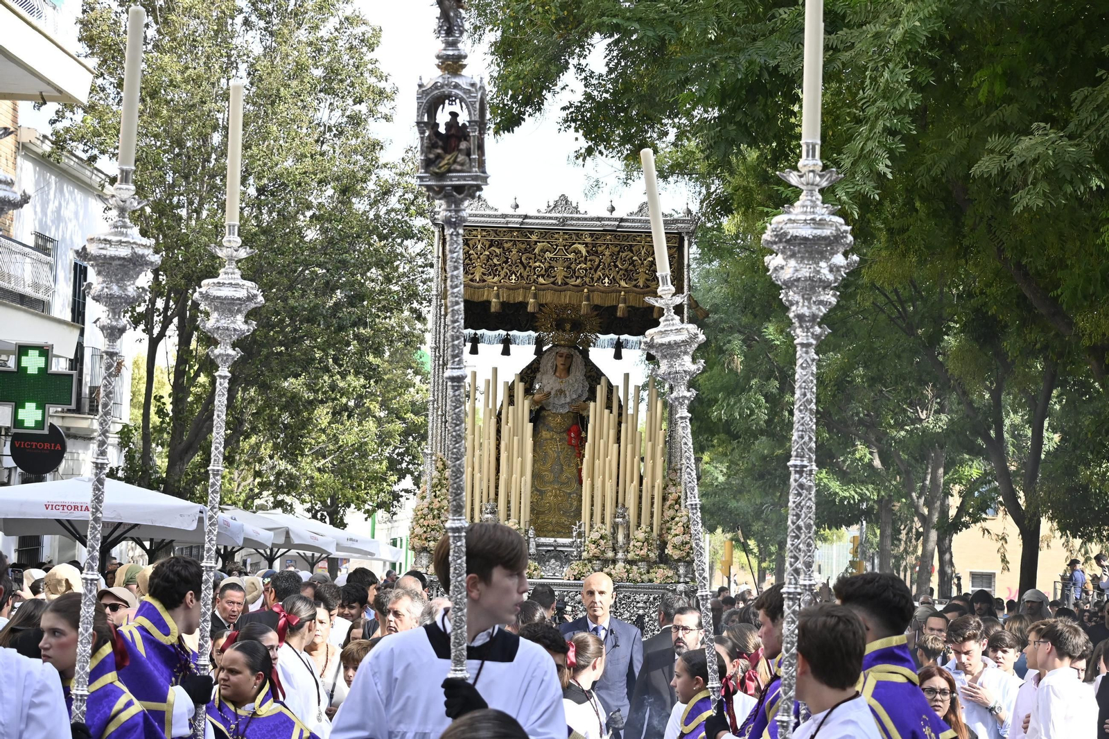 Extraordinaria de la Virgen del Valle de Huelva en imágenes