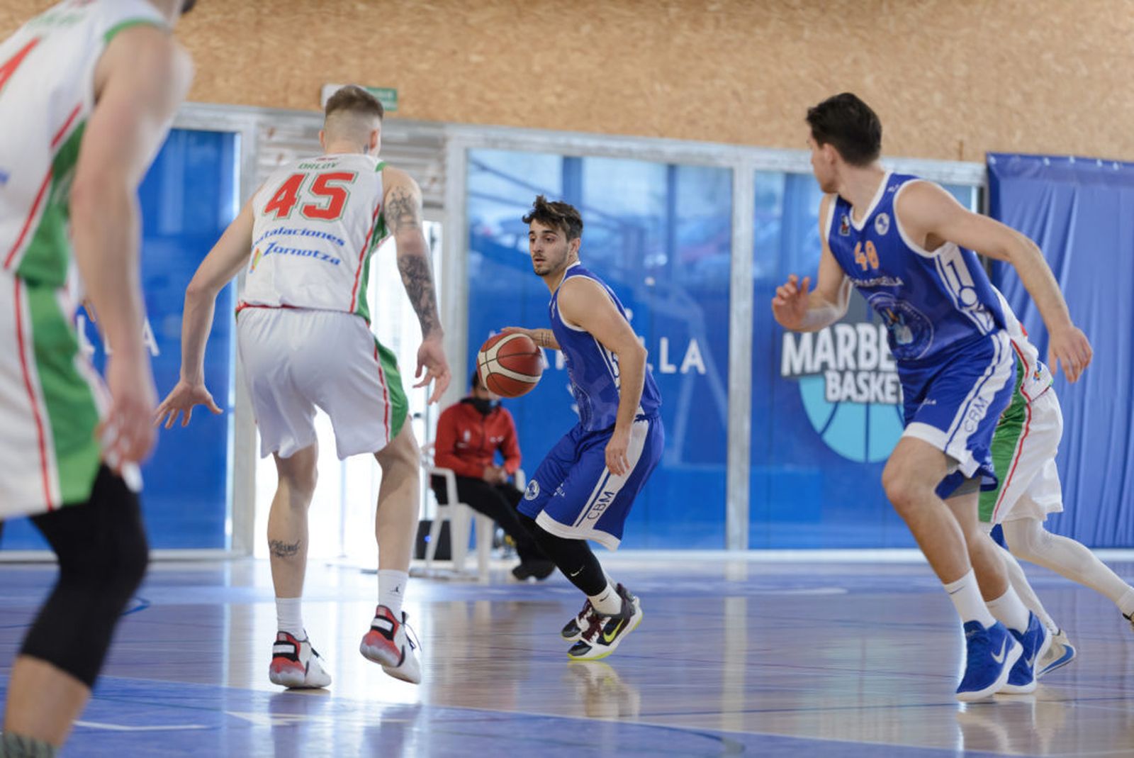 Lucas Muñoz, en un partido de esta temporada.