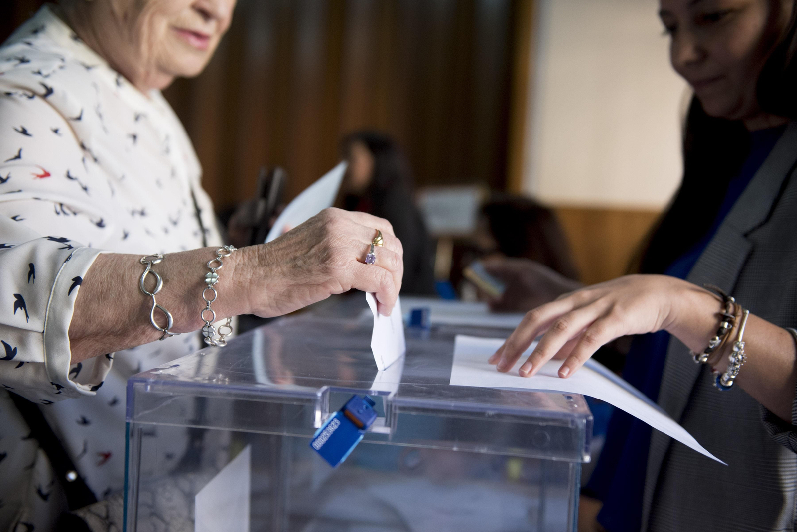 Imagen de archivo de las elecciones de 2019 en Granada.