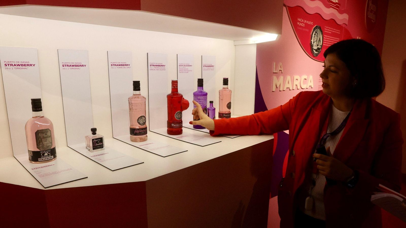 La evolución de las botellas cuenta la historia de la marca