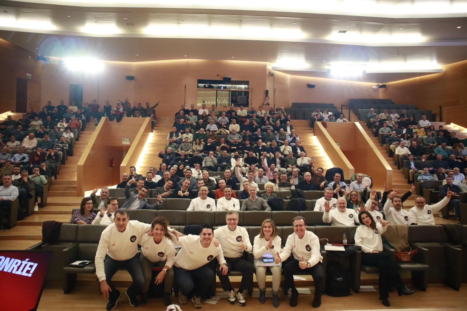 Foto de los participantes en el acto del Parque de las Ciencias.
