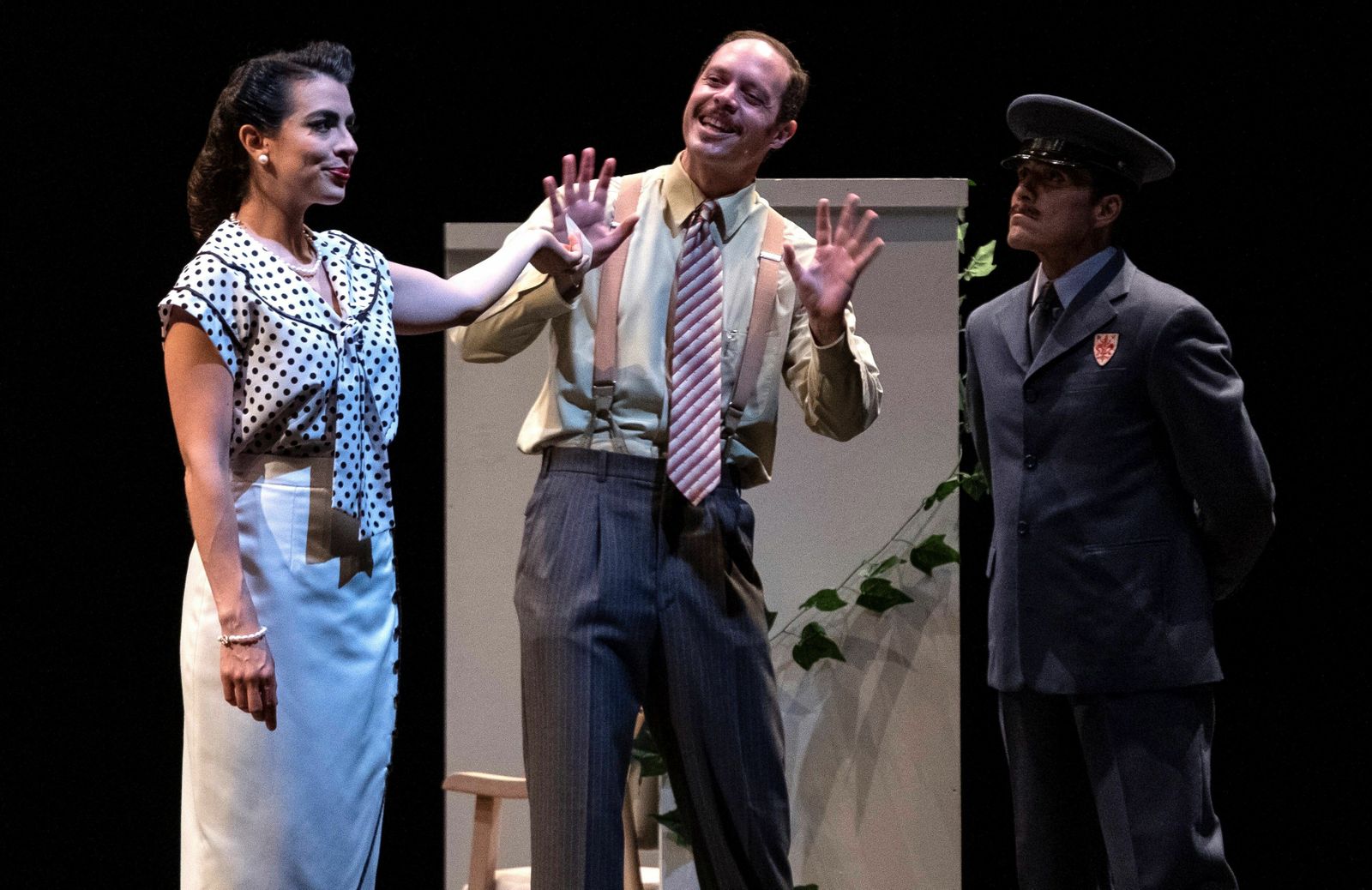 Un momento de la representación de 'El perro del hortelano'.