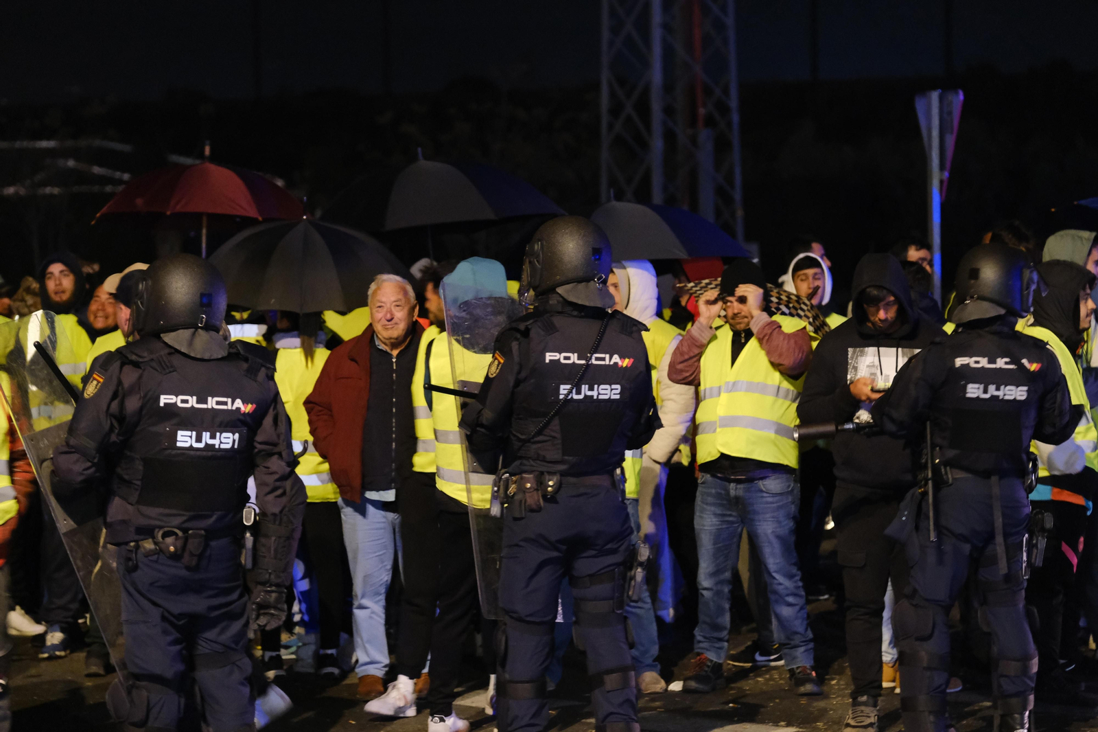 La jornada de protesta de los agricultores en Antequera, en fotos