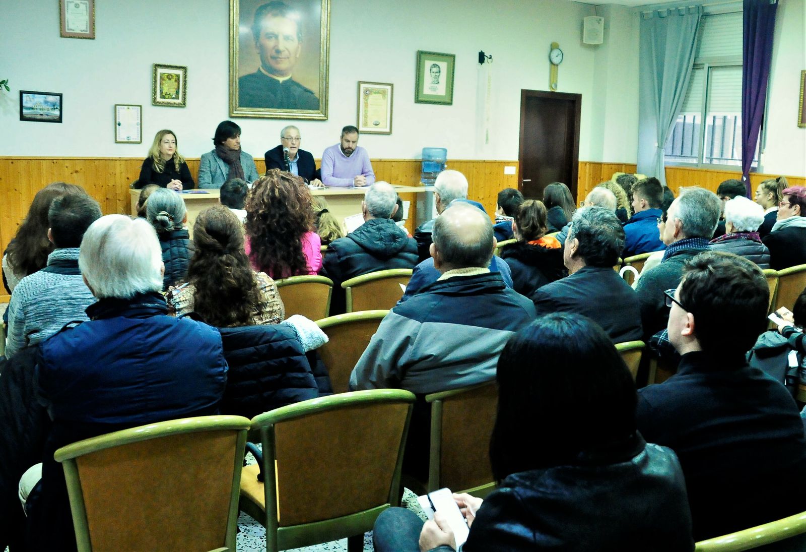 Imagen del encuentro con los medios de comunicación