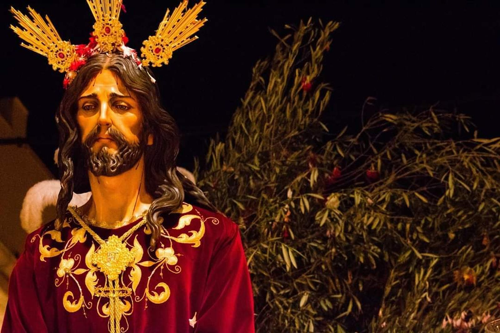 Nuestro Padre Jesús Cautivo de las Misericordias en su procesión del año 2019.