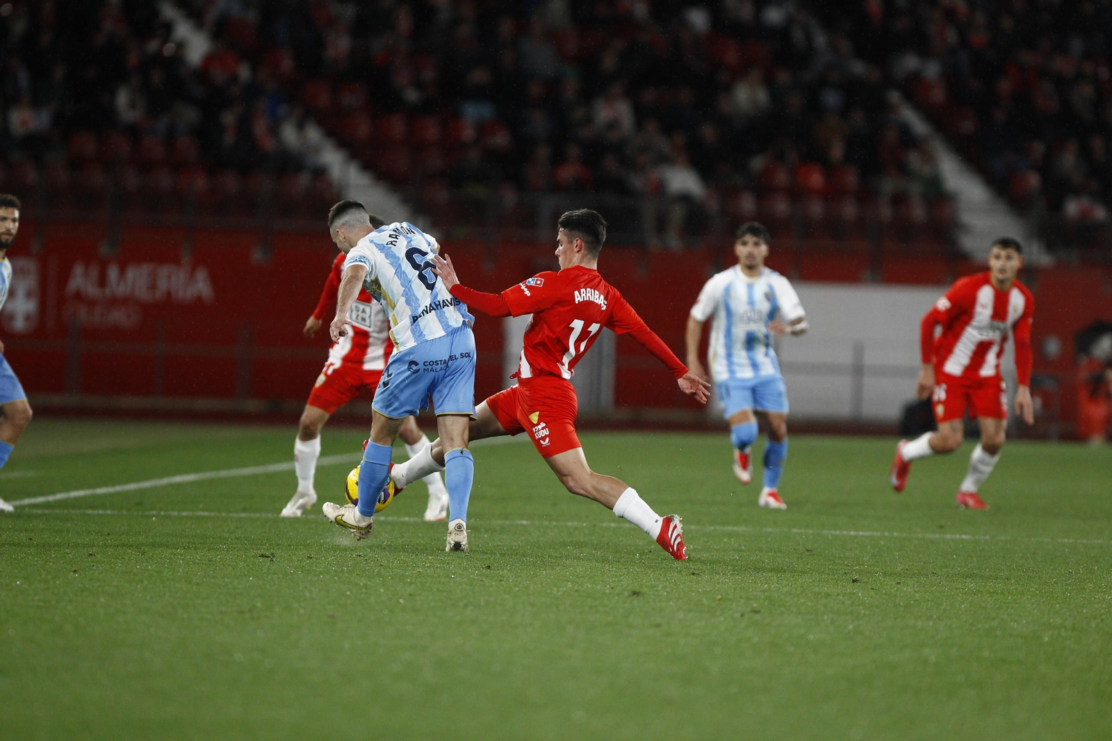 Las mejores imágenes del U.D. Almería-Málaga C.F.