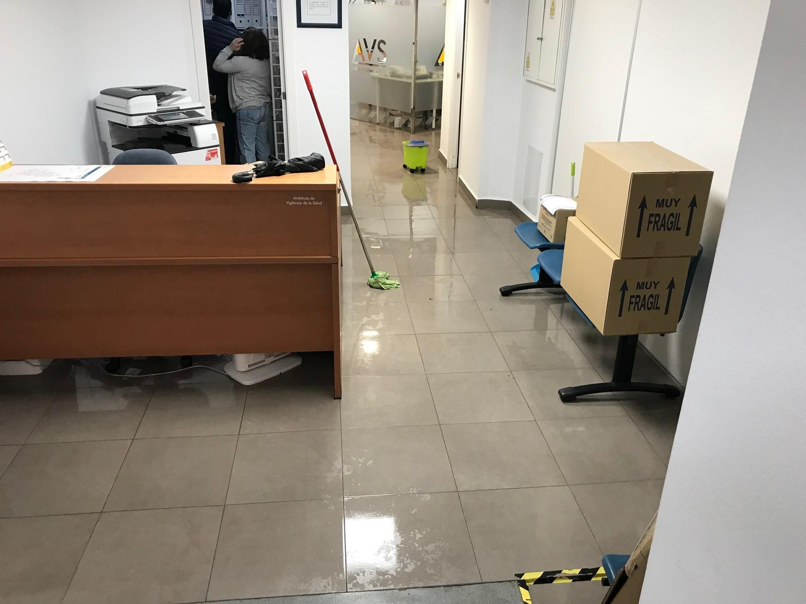 Imágenes de los estropicios de la borrasca en Huelva