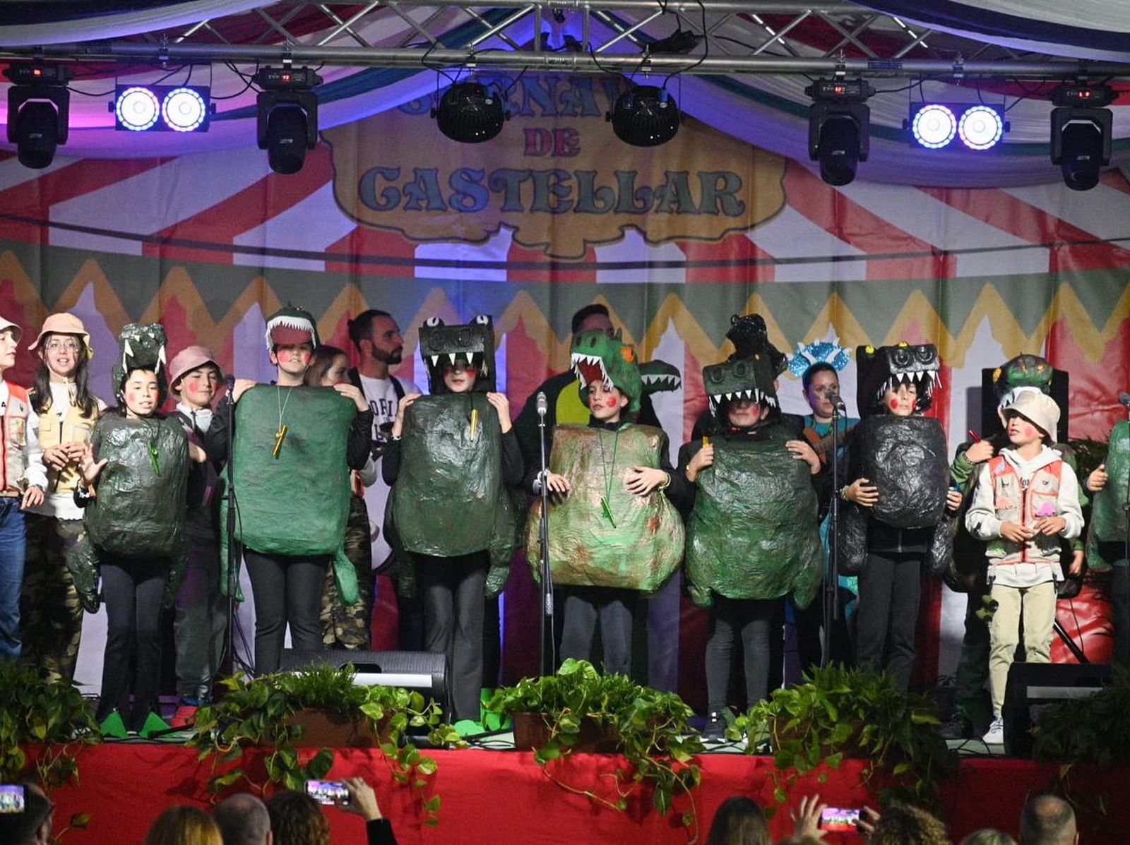 La chirigota infantil de Castellar.