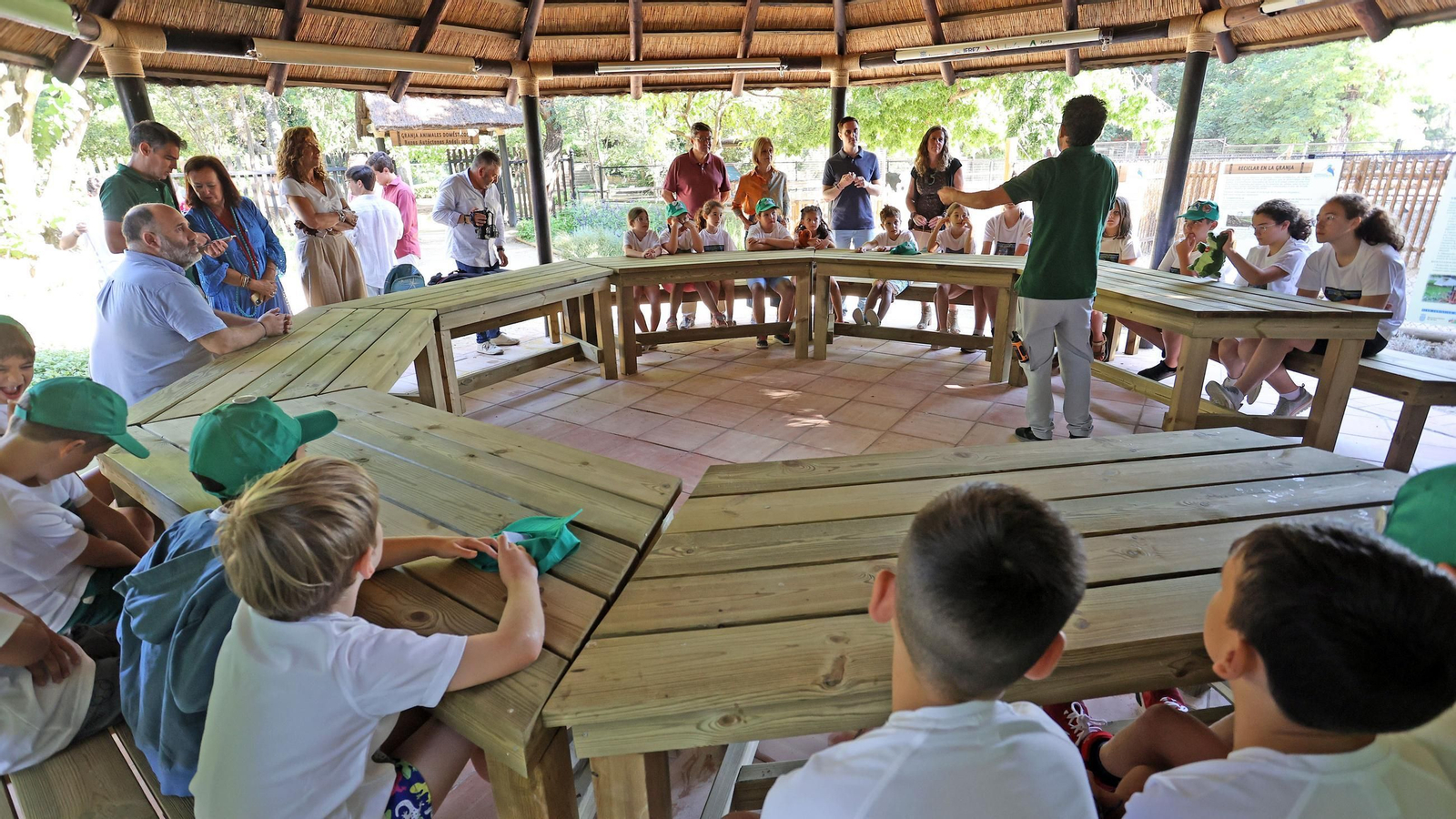 Visita a la escuela de verano en el Zoo de Jerez