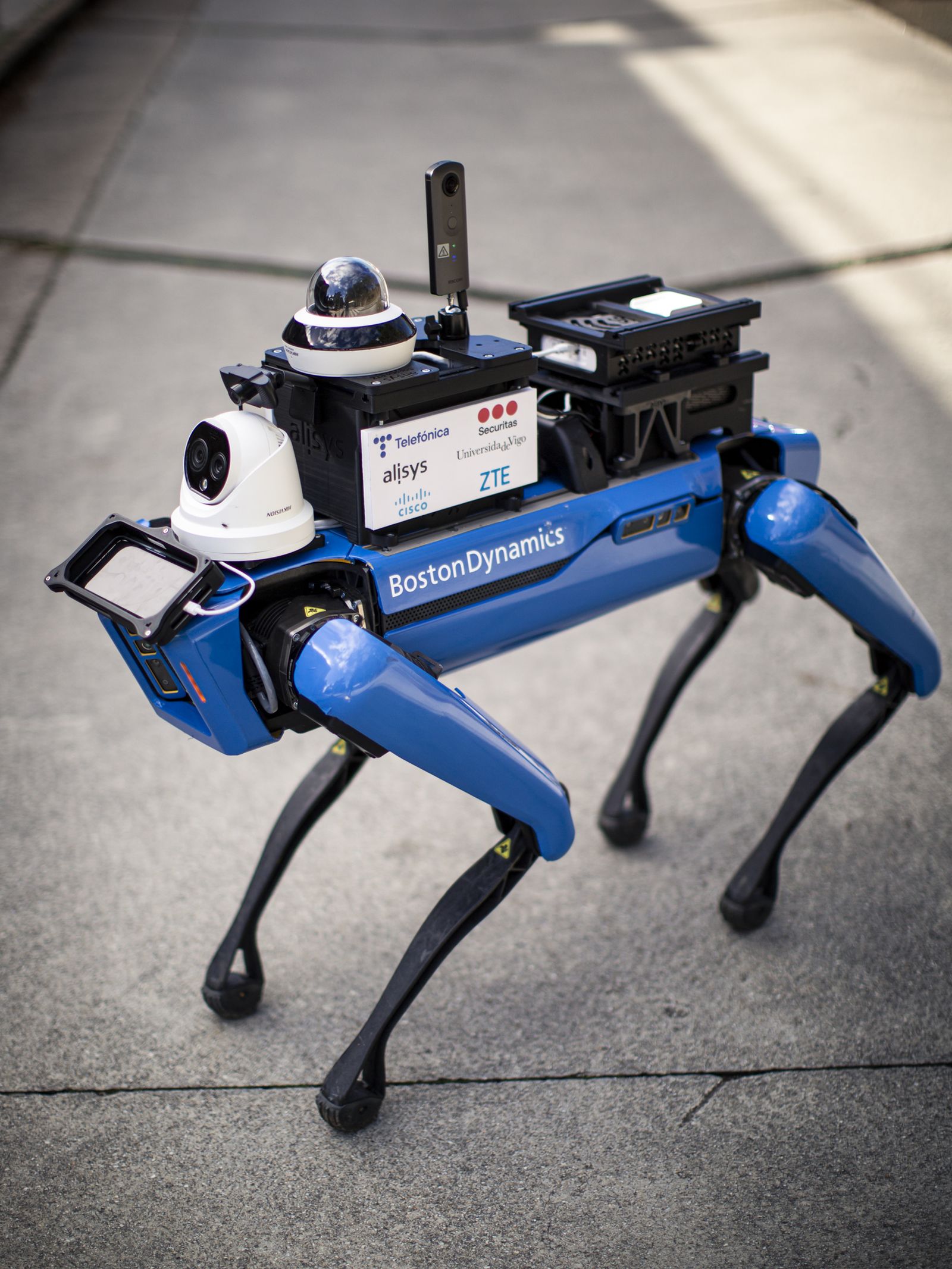 Spot, el perro robot, estará hasta el viernes en la exposición InnovaTe 2023 en Sevilla.