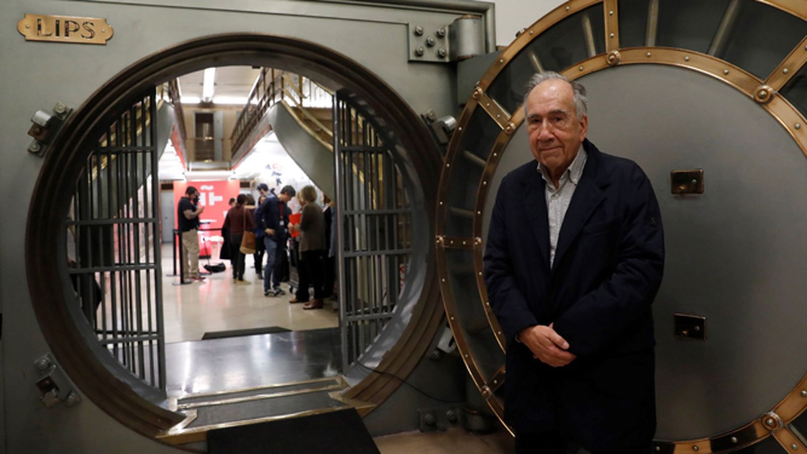 Margarit, el pasado día 4, en Instituto Cervantes, donde depositó un legado en la Caja de las Letras.