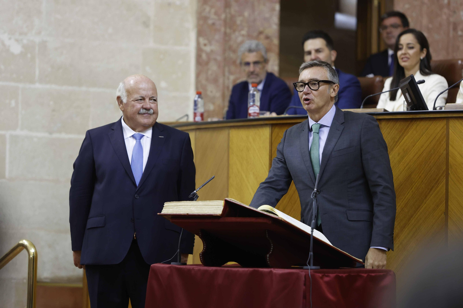 La constitución del Parlamento andaluz, todas las imágenes