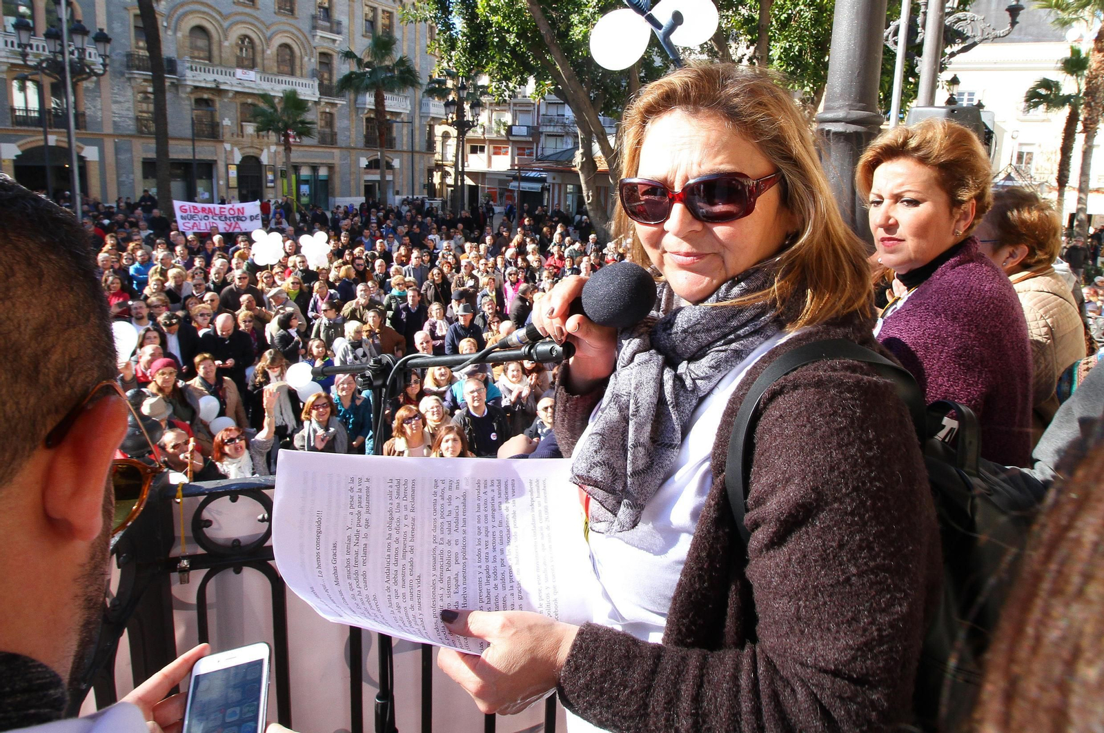 La marea blanca, en Huelva