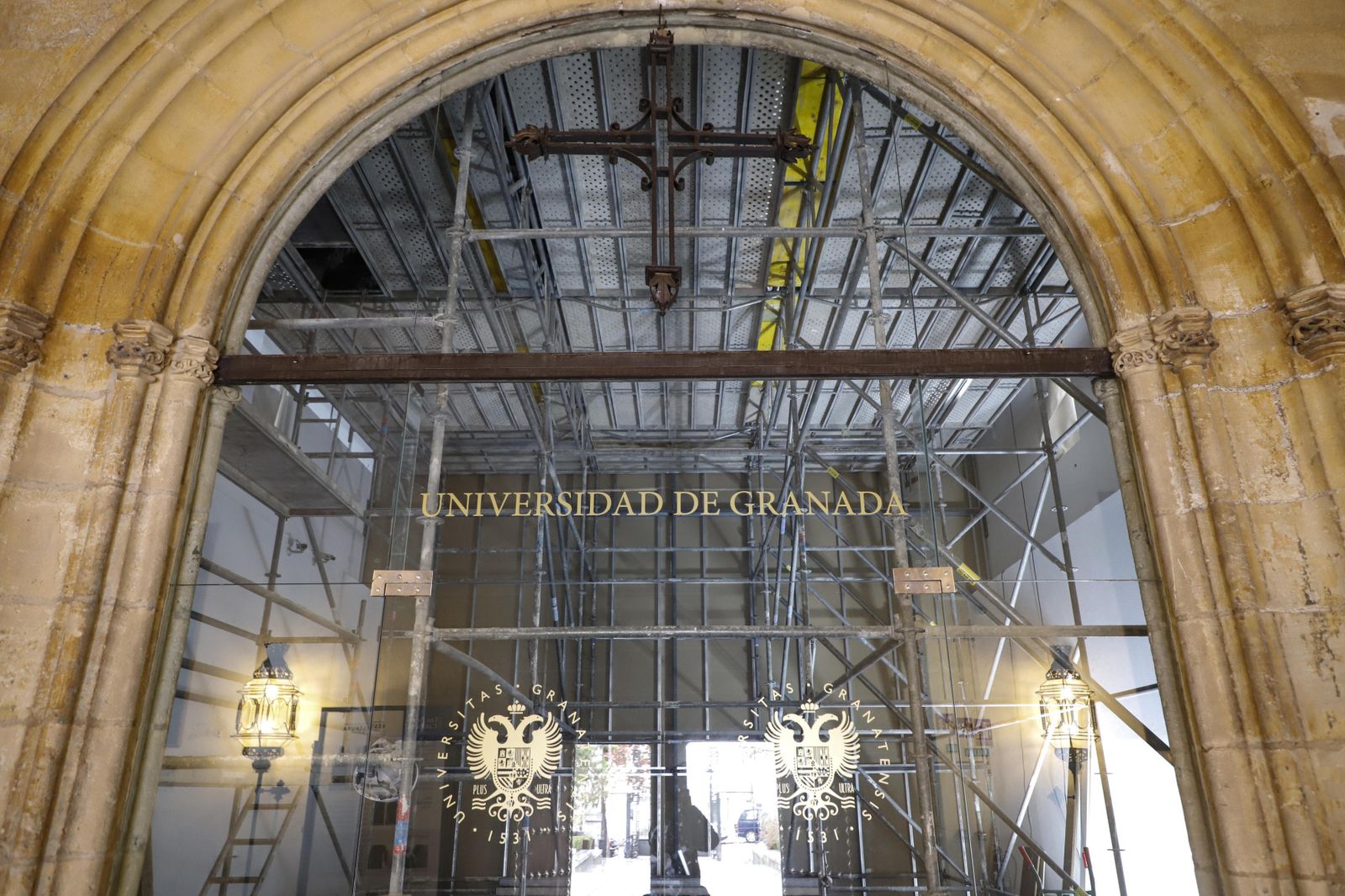 Obra en el Hospital Real.