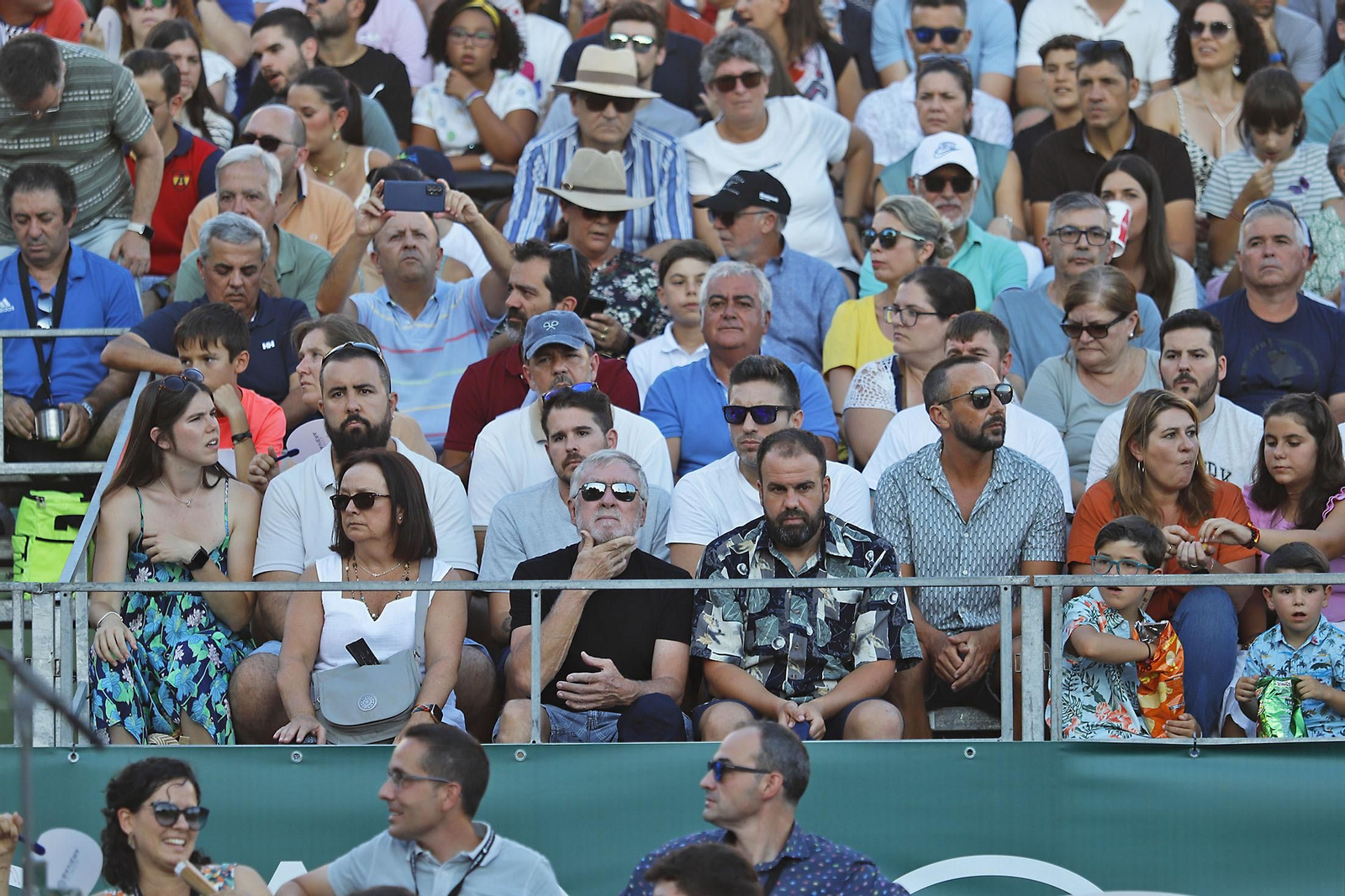 Imágenes del ambiente en la final femenina de la Copa del Rey de tenis de Huelva