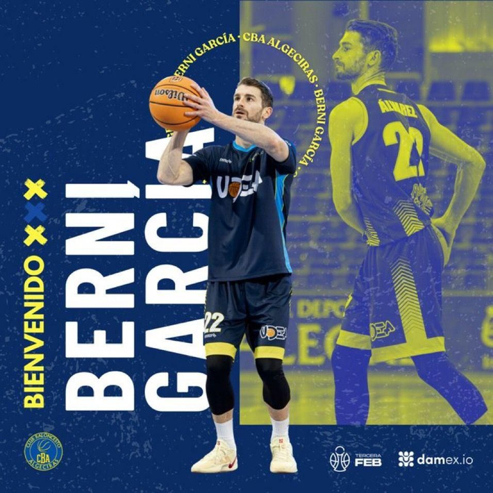 Berni García, base del Club Baloncesto Algeciras