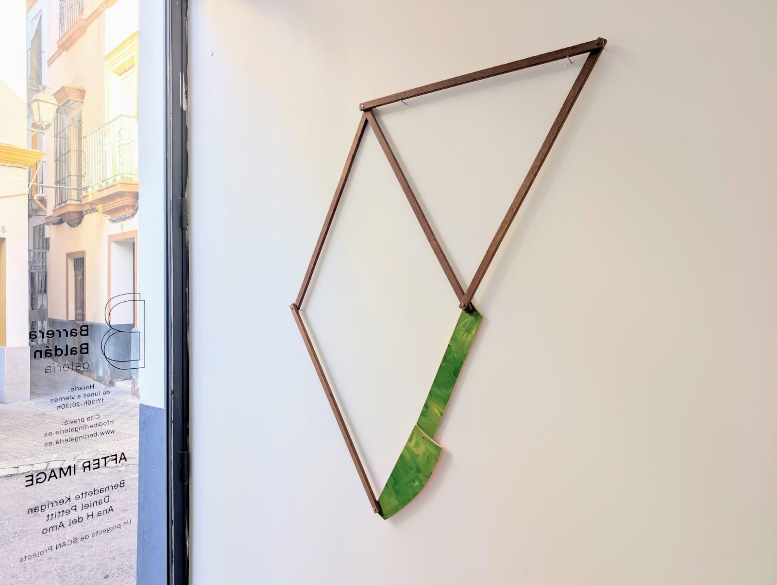 Obra de Ana H. del Amo en la galería Barrera Baldán. Obra de Ana H. del Amo en la galería Barrera Baldán.