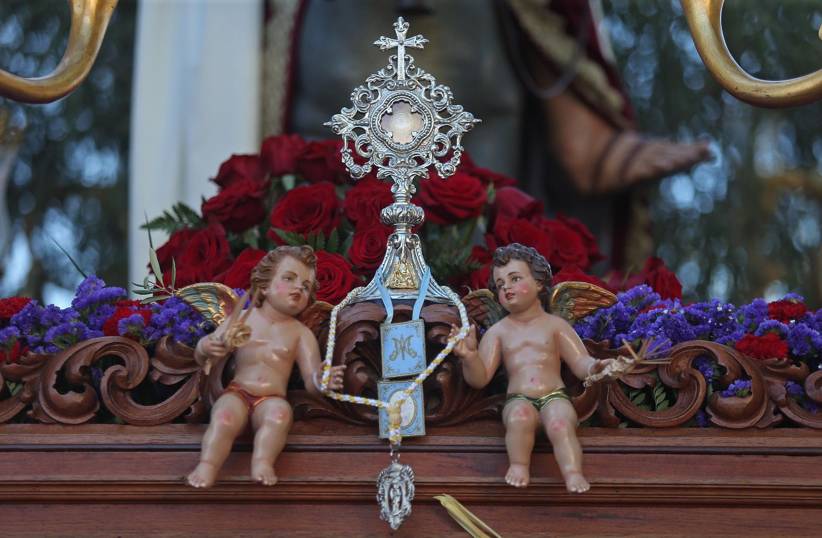 Fotos del Domingo de Ramos en Algeciras: Borriquita y Oración en el Huerto