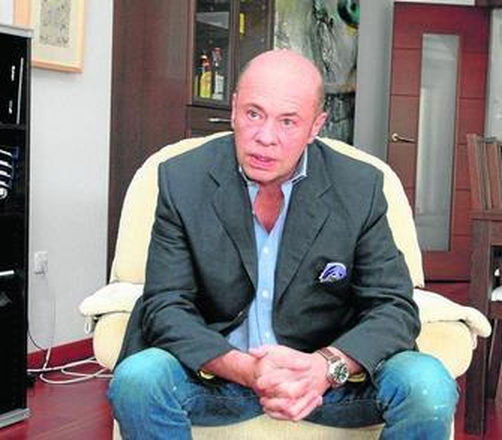 Pablo Comas, en su domicilio de la provincia de Huelva, en una entrevista que concedió recientemente a este diario.