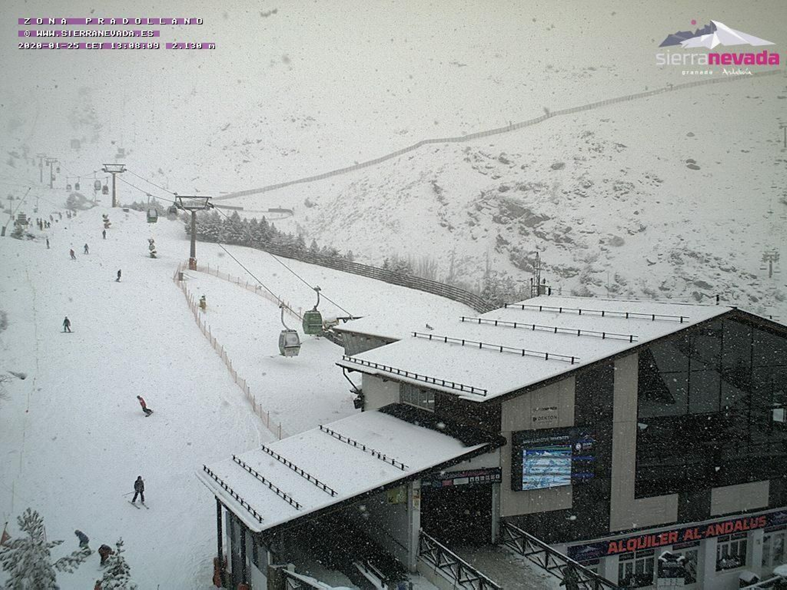 Pradollano, esta mañana.