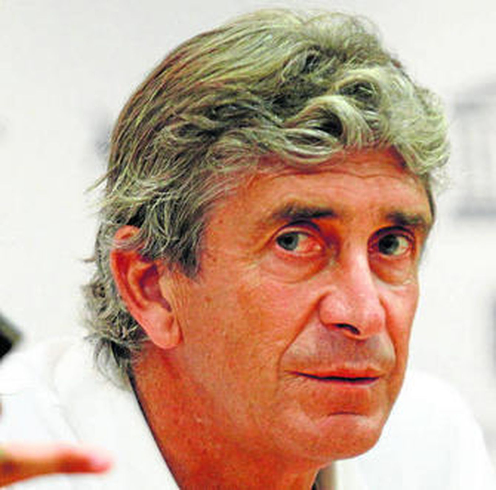 Pellegrini, en rueda de prensa.