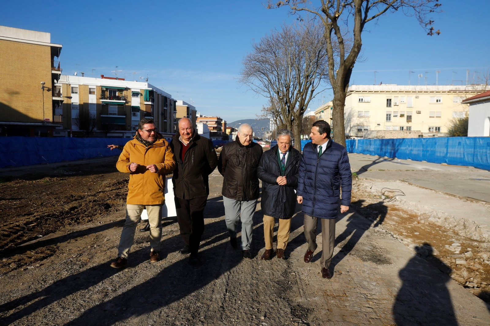 Las obras de la carretera de Trassierra de Córdoba avanzan a buen ritmo Las obras de la carretera de Trassierra de Córdoba avanzan a buen ritmo