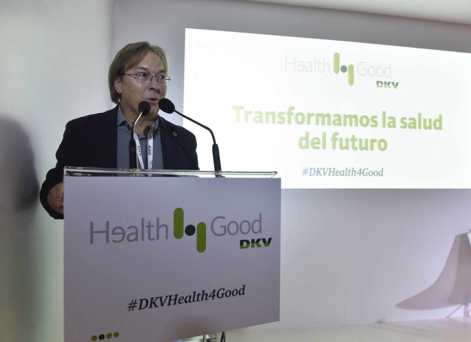 Josep Santacreu, de DKV, en una de las intervenciones del foro.