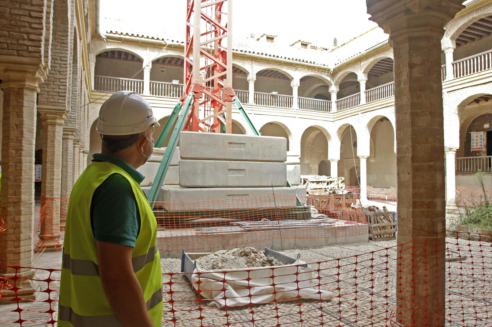 La segunda fase de las obras del Palacio de Congresos, en fotografías