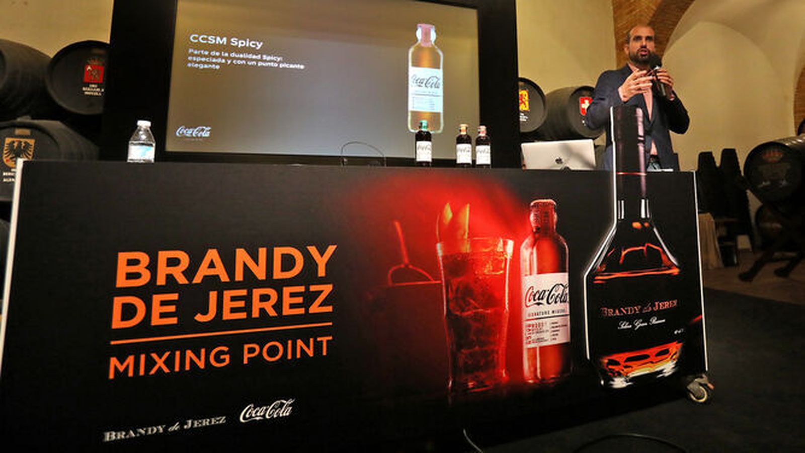 Otra imagen del evento sobre el Brandy de Jerez celebrado en la sede del Consejo Regulador.