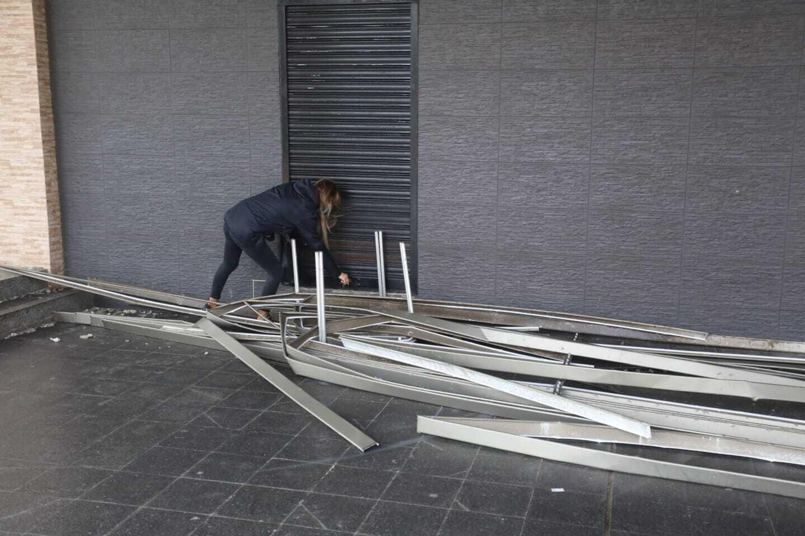El temporal de lluvia y viento en Málaga