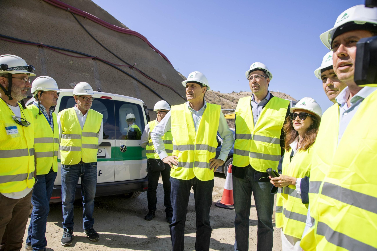 Así avanzan las obras del túnel de Viator del Ave