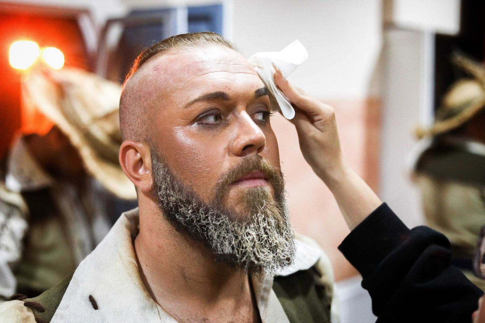 Ambiente en camerinos