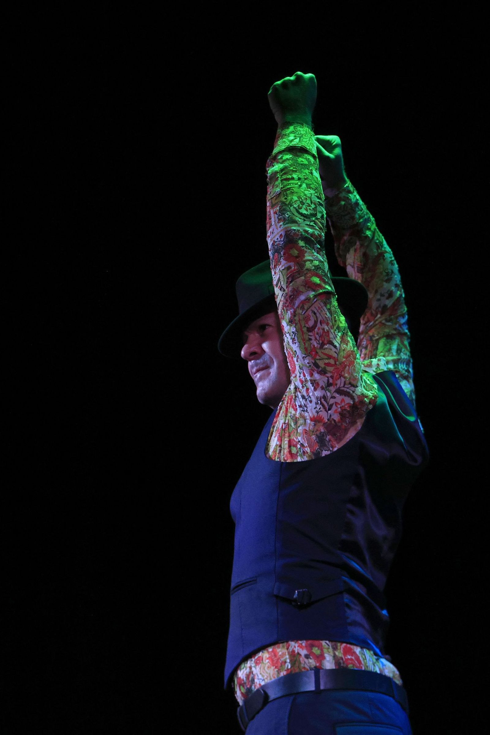 Fotos del espectáculo "Mi sentir flamenco" de David Lozano en el Centro Paco de Lucía de Algeciras