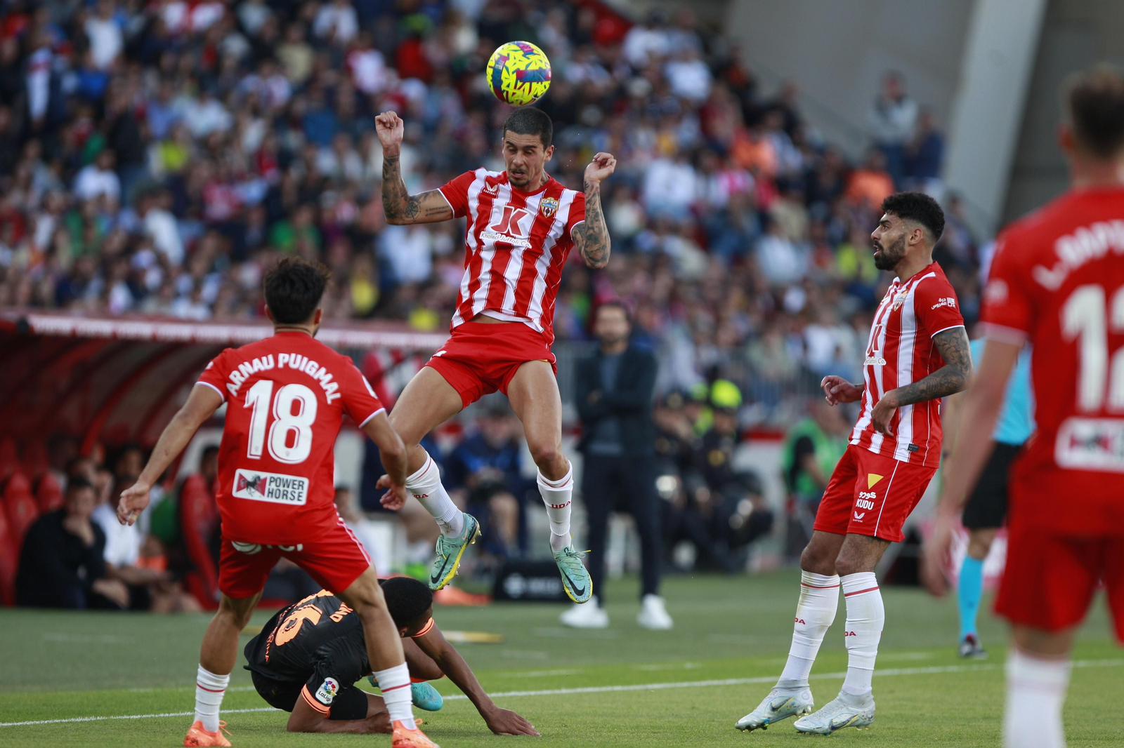 Fotogalería del partido de la Liga Santander, U.D. Almería-Valencia