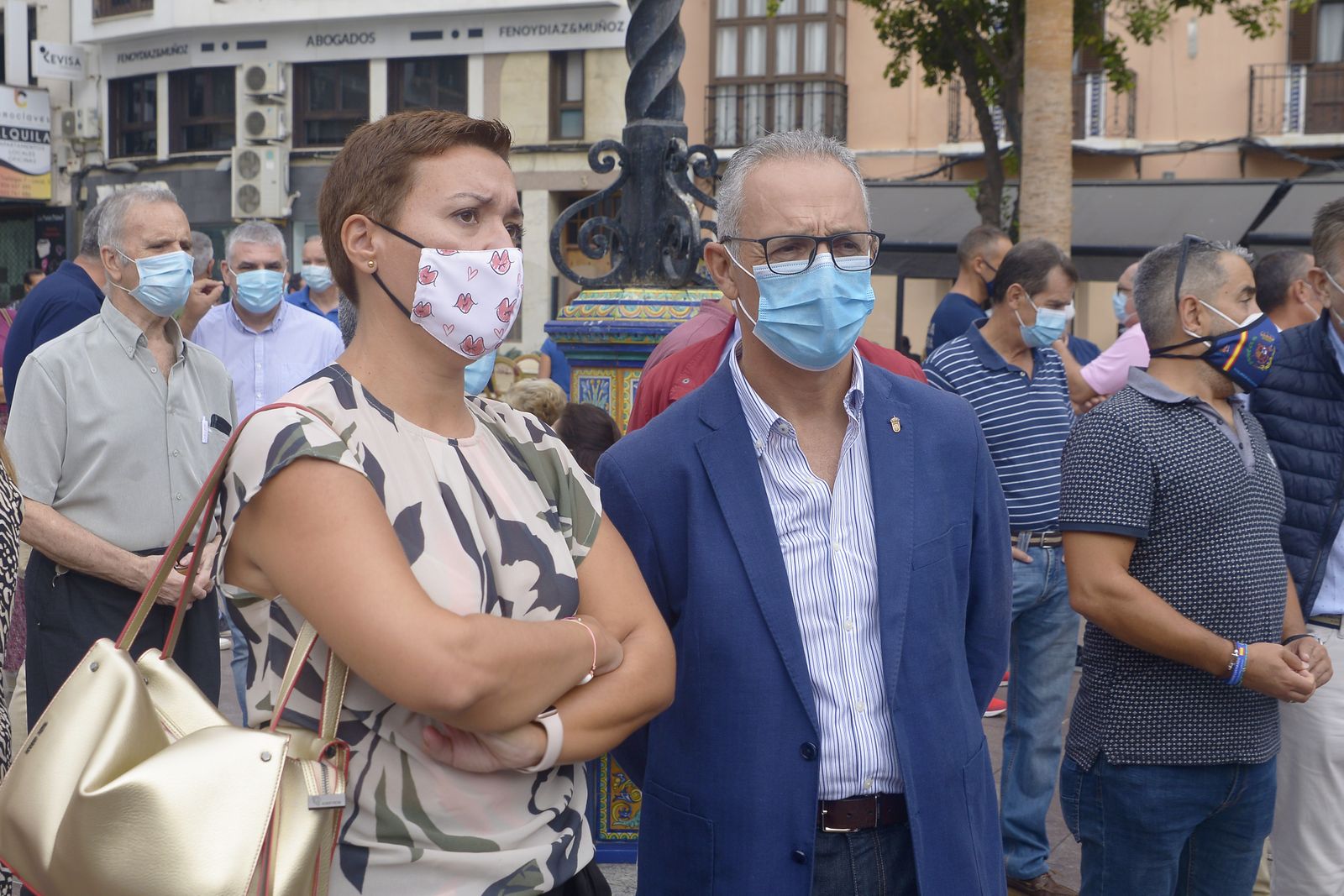 Fotos de la concentración contra el narcotráfico en Algeciras.