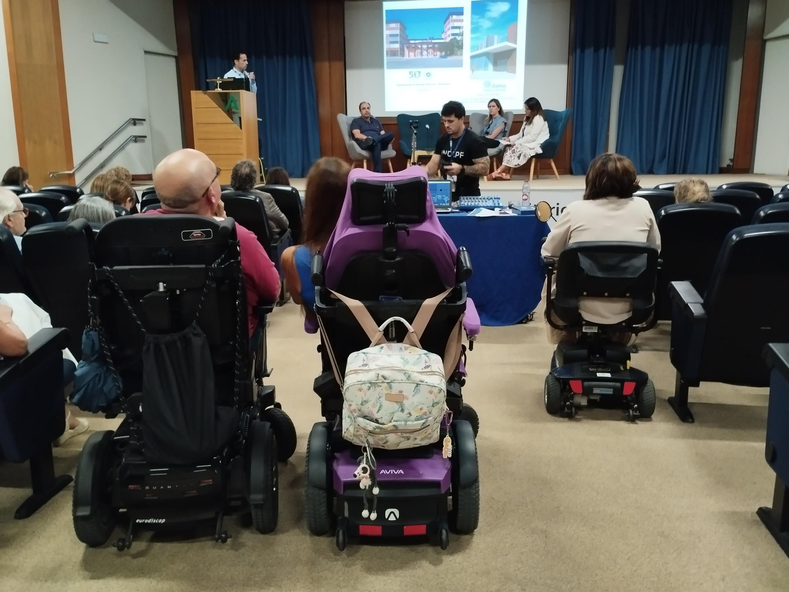 Un momento de las jornadas organizadas ayer en el Materno por el INDEPF.